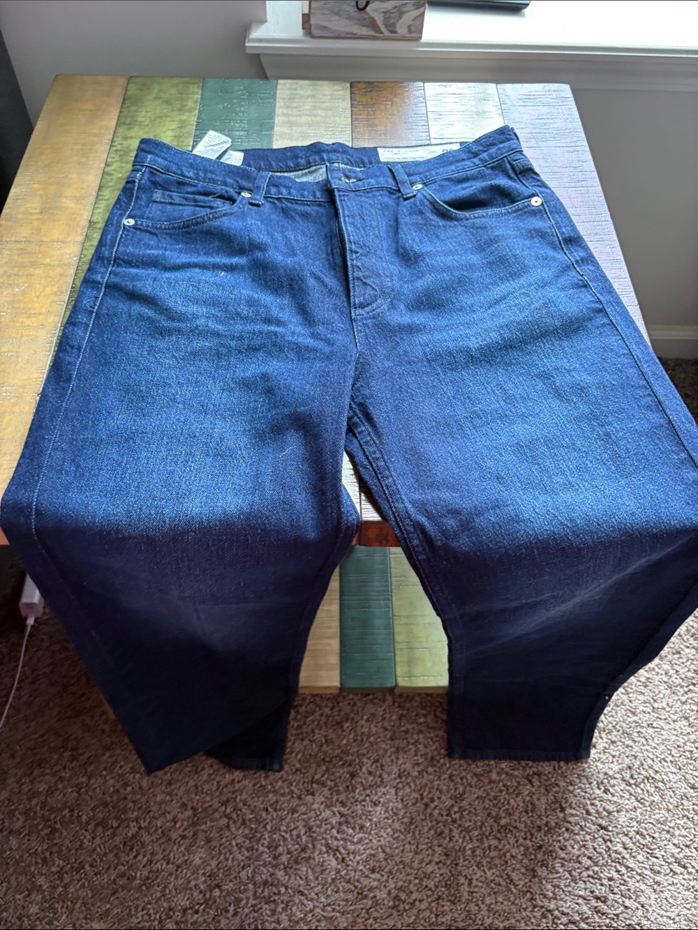 rag & bone Dark Indigo Relaxed Jeans